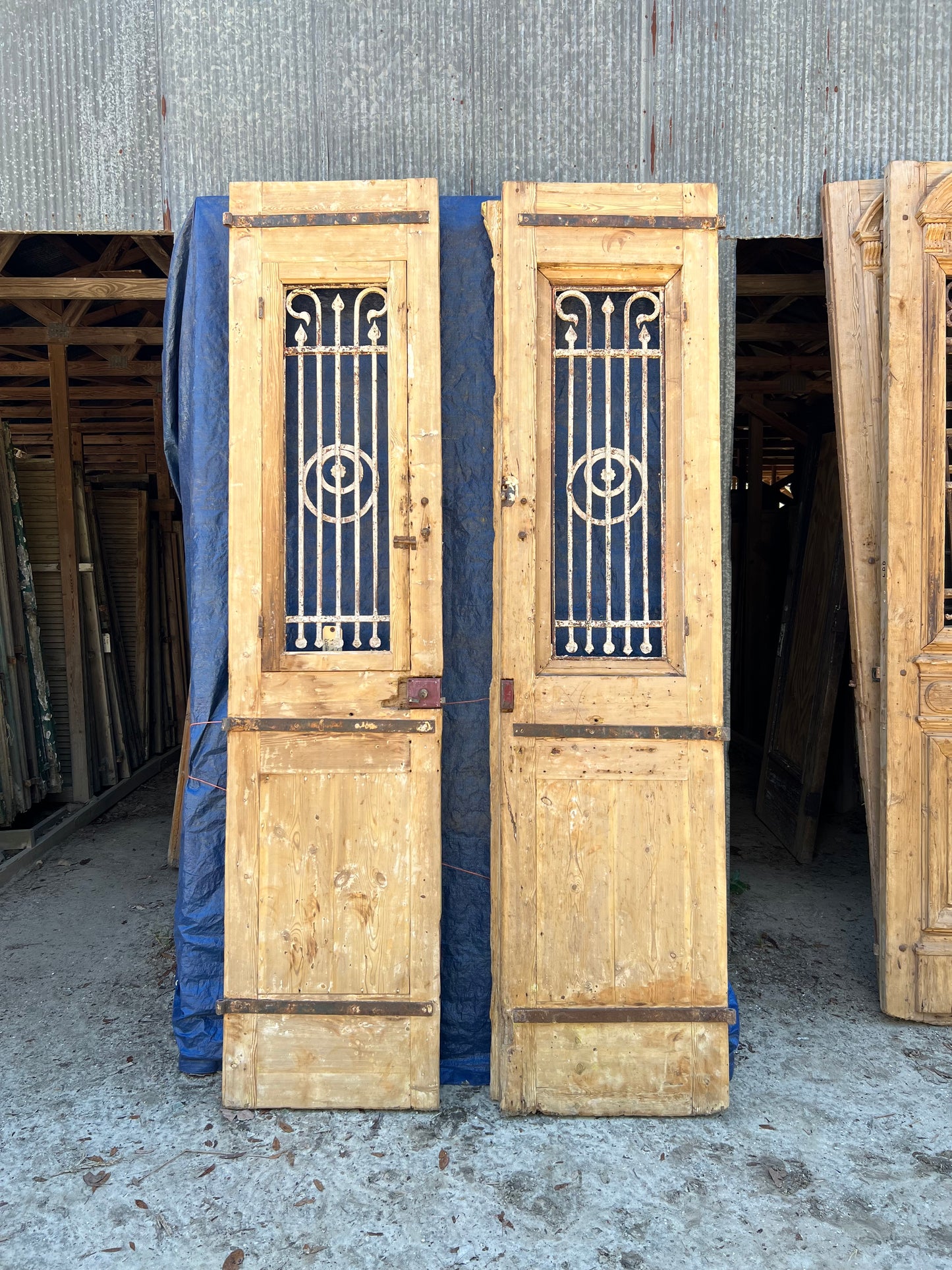 Antique French Hand-carved Doors