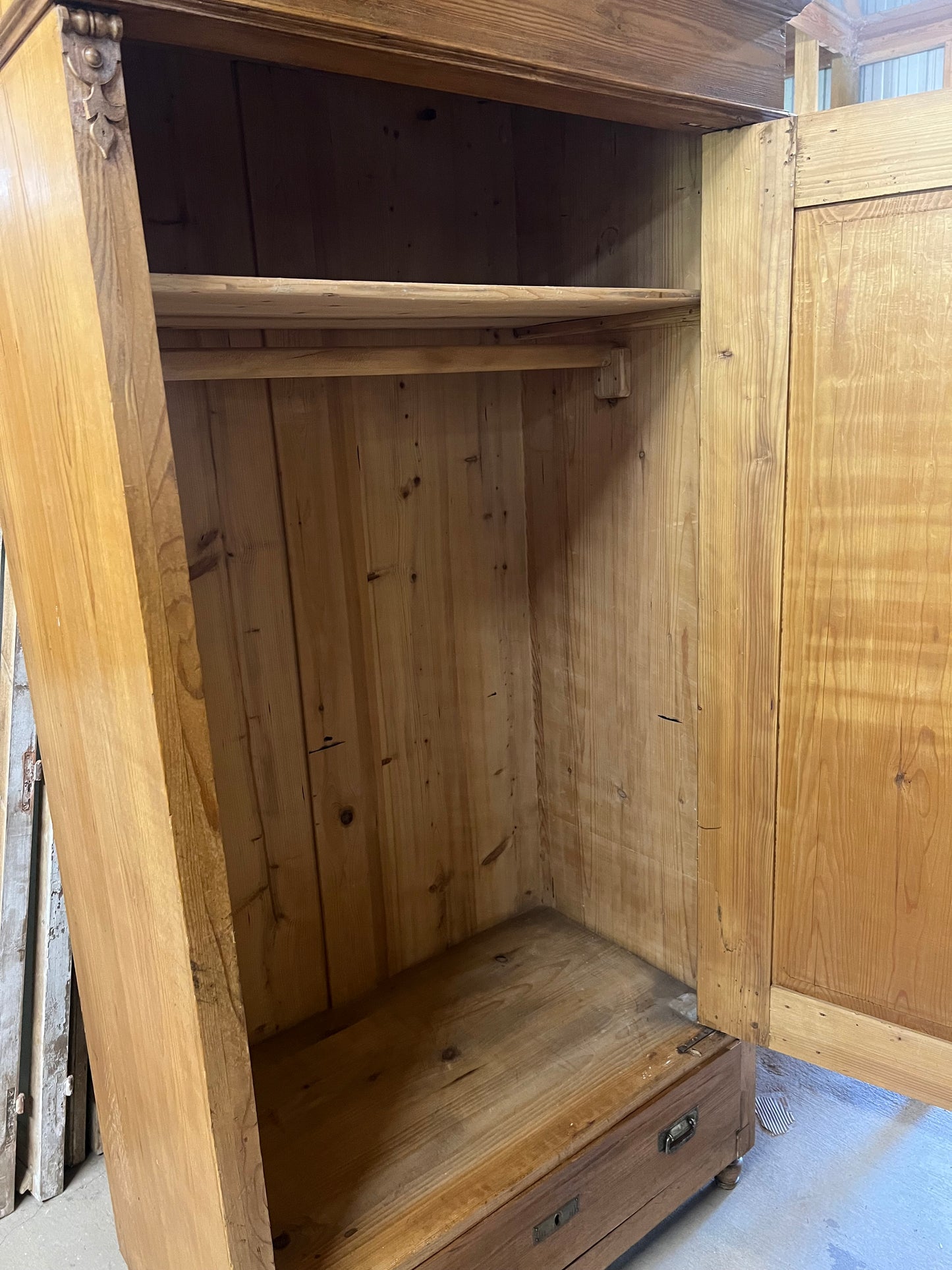 Antique Pine Armoire