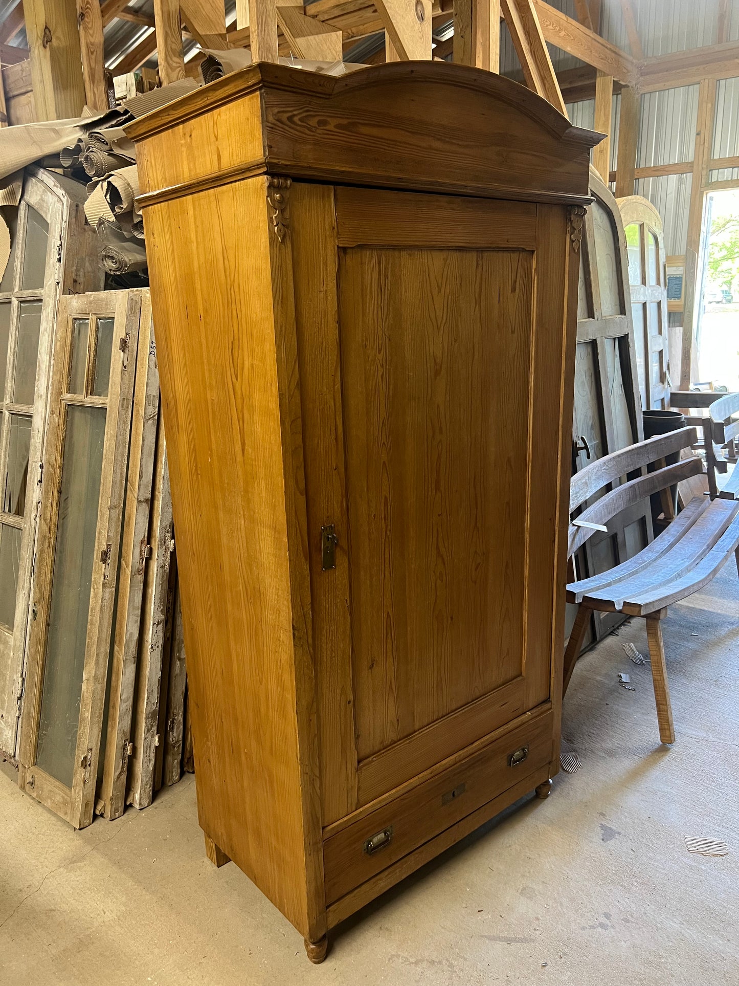 Antique Pine Armoire
