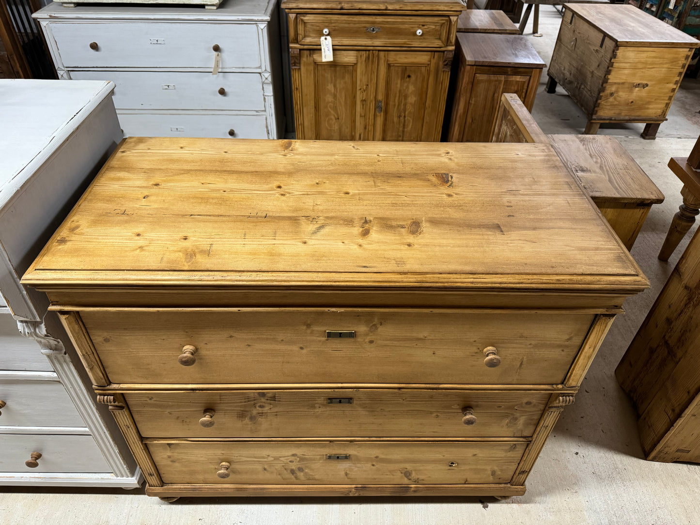 Antique Pine Chest of Drawers