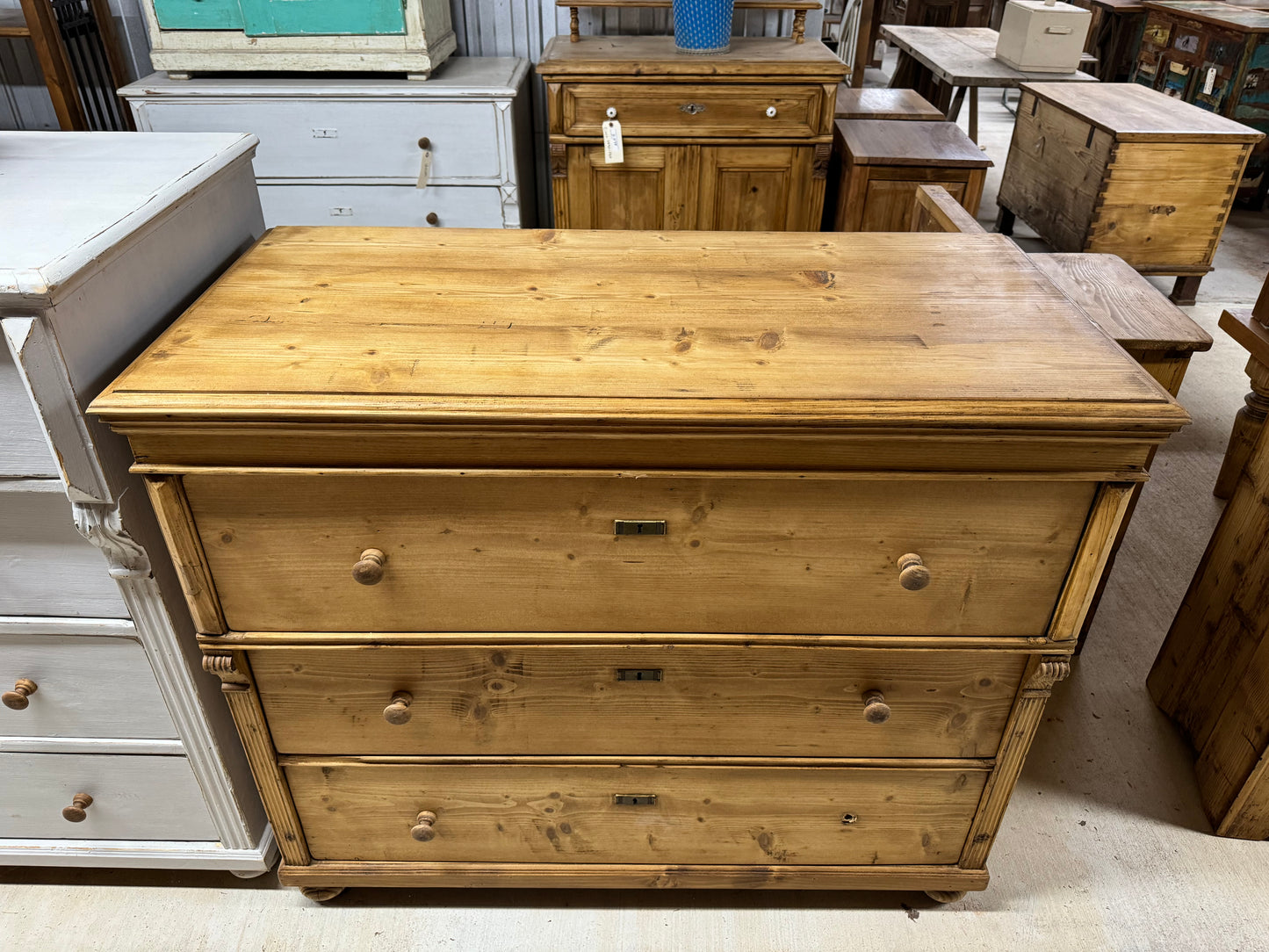 Antique Pine Chest of Drawers