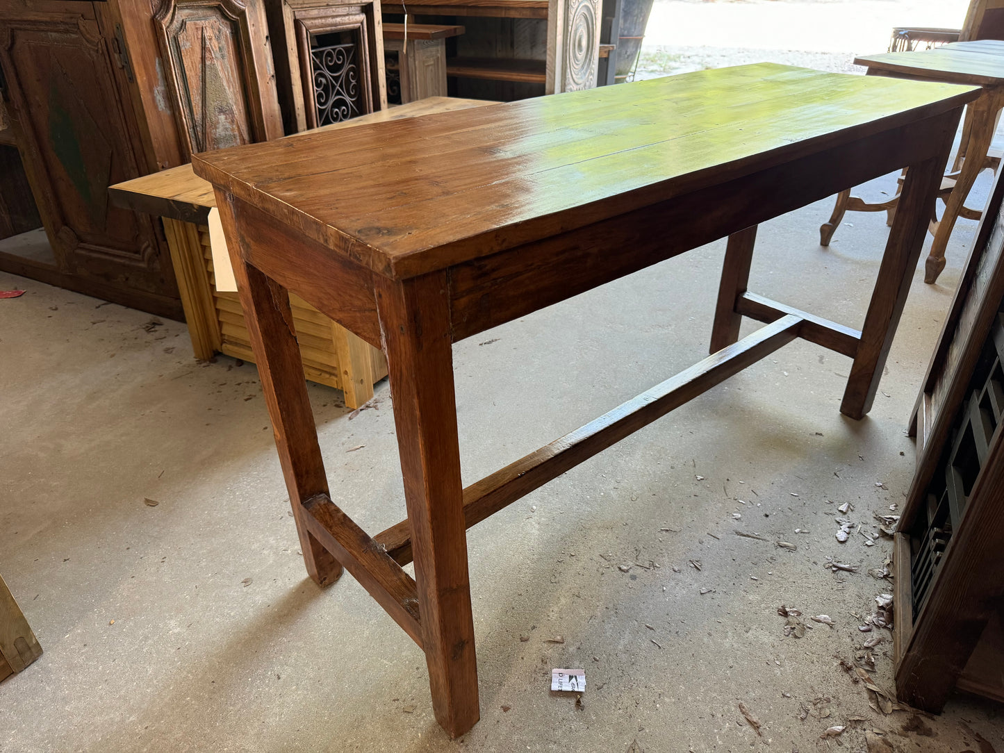 Teak Hand-carved Console