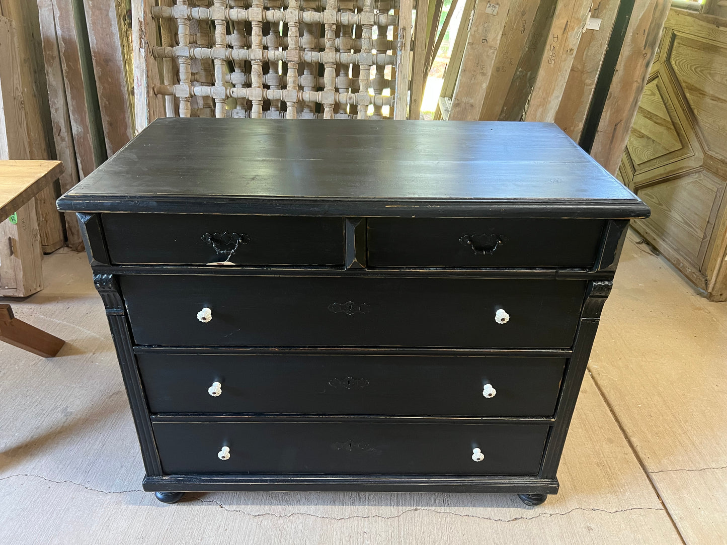 Painted Pine Chest of Drawers