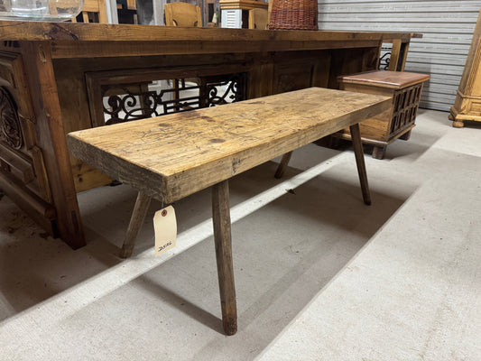 Antique Butcher Slab Coffee Table