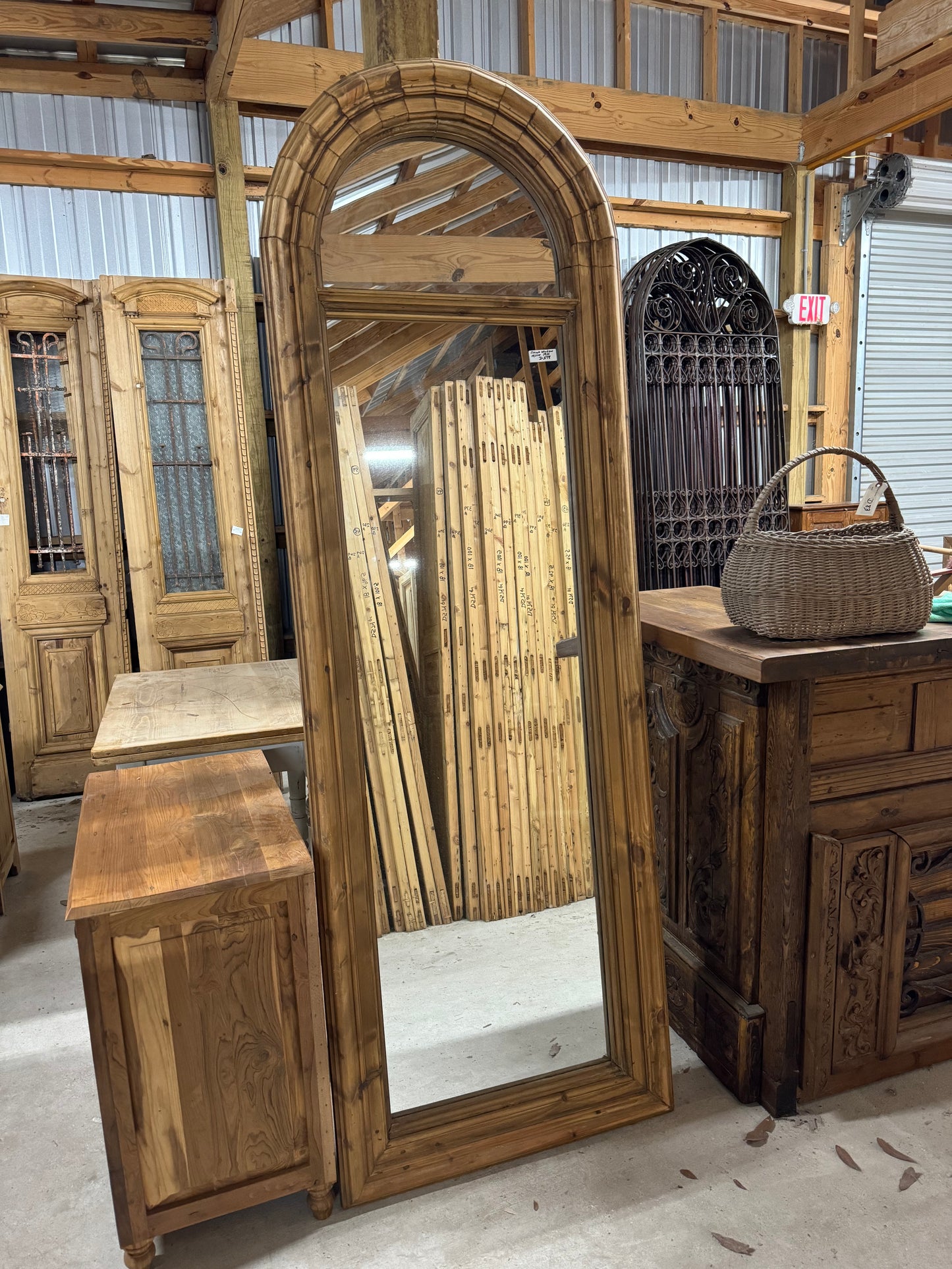 Tall Arched Mirror