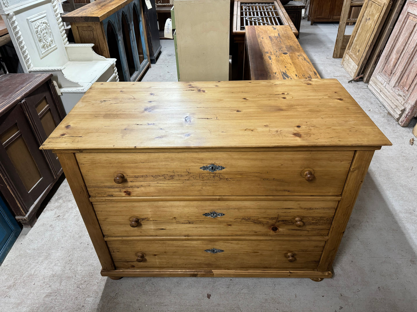 Antique Pine Chest of Drawers