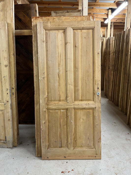 Antique Pine Door (35.5” w by 80” h)
