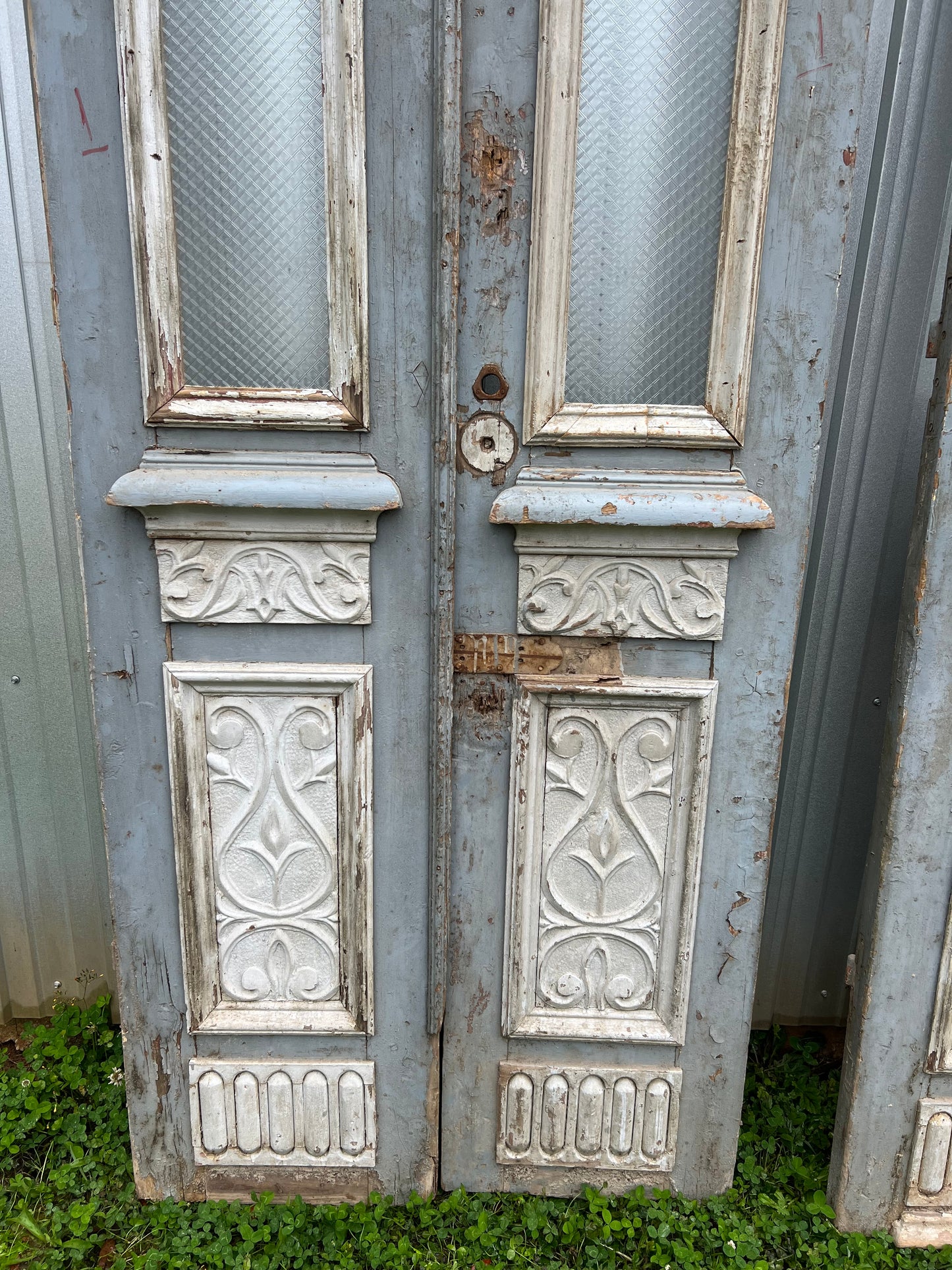 Antique Hand-carved French doors