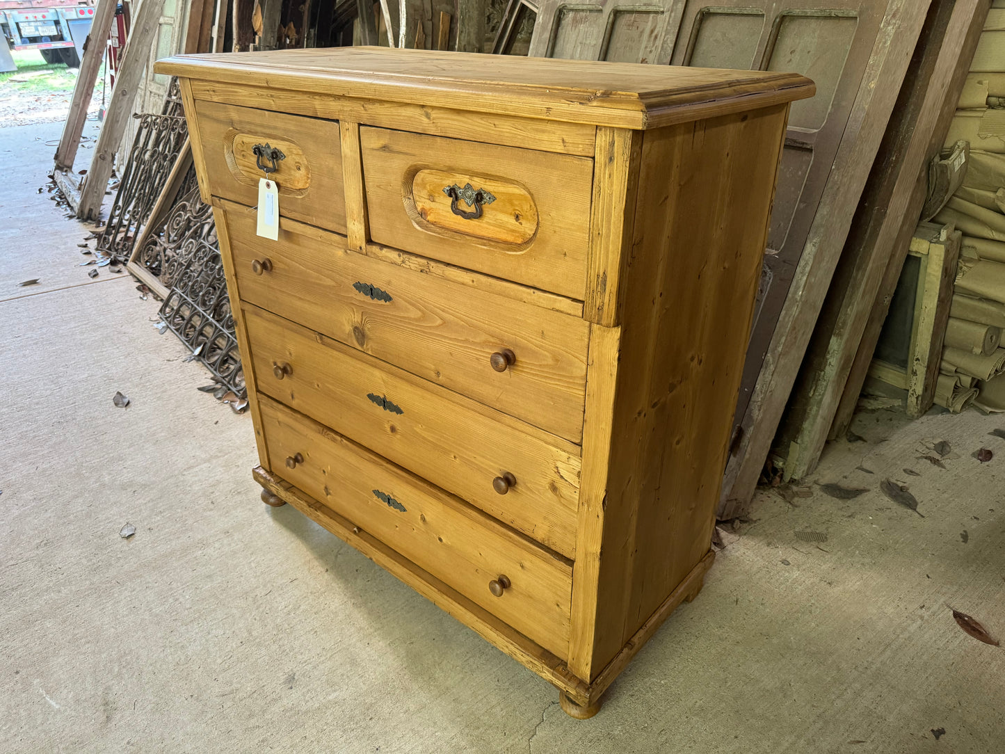 Antique Pine Chest of Drawers