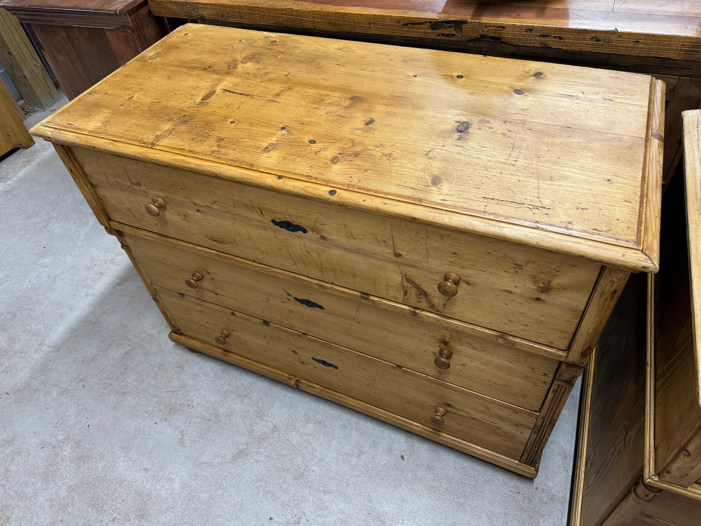 Antique Pine Chest of Drawers