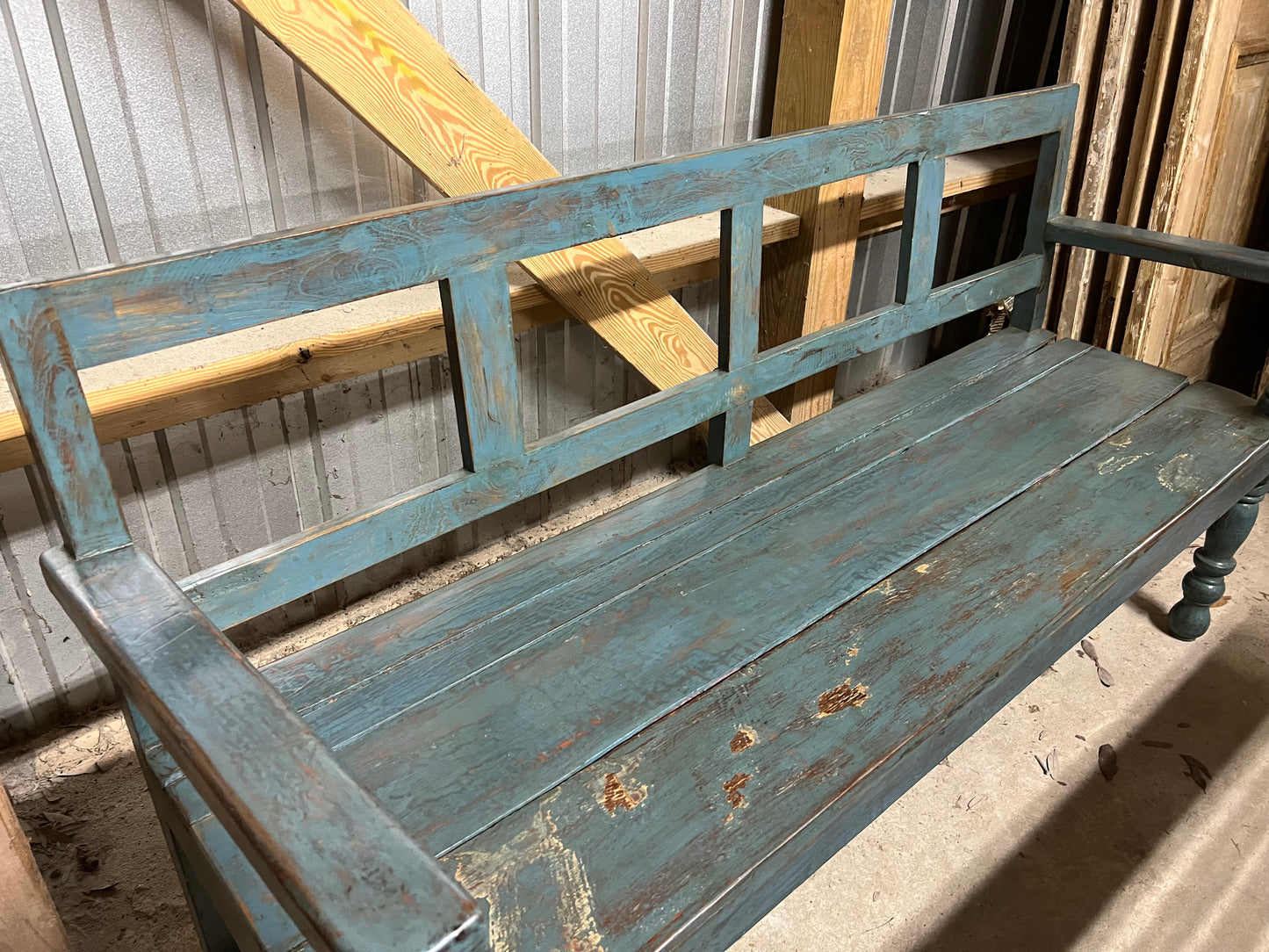 Antique Teak Bench