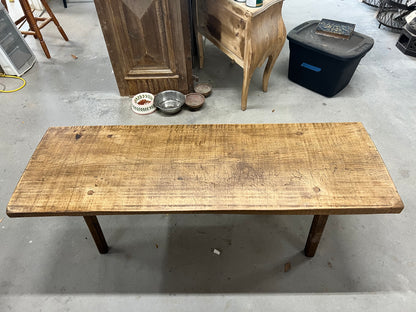 Antique Butcher Slab Coffee Table