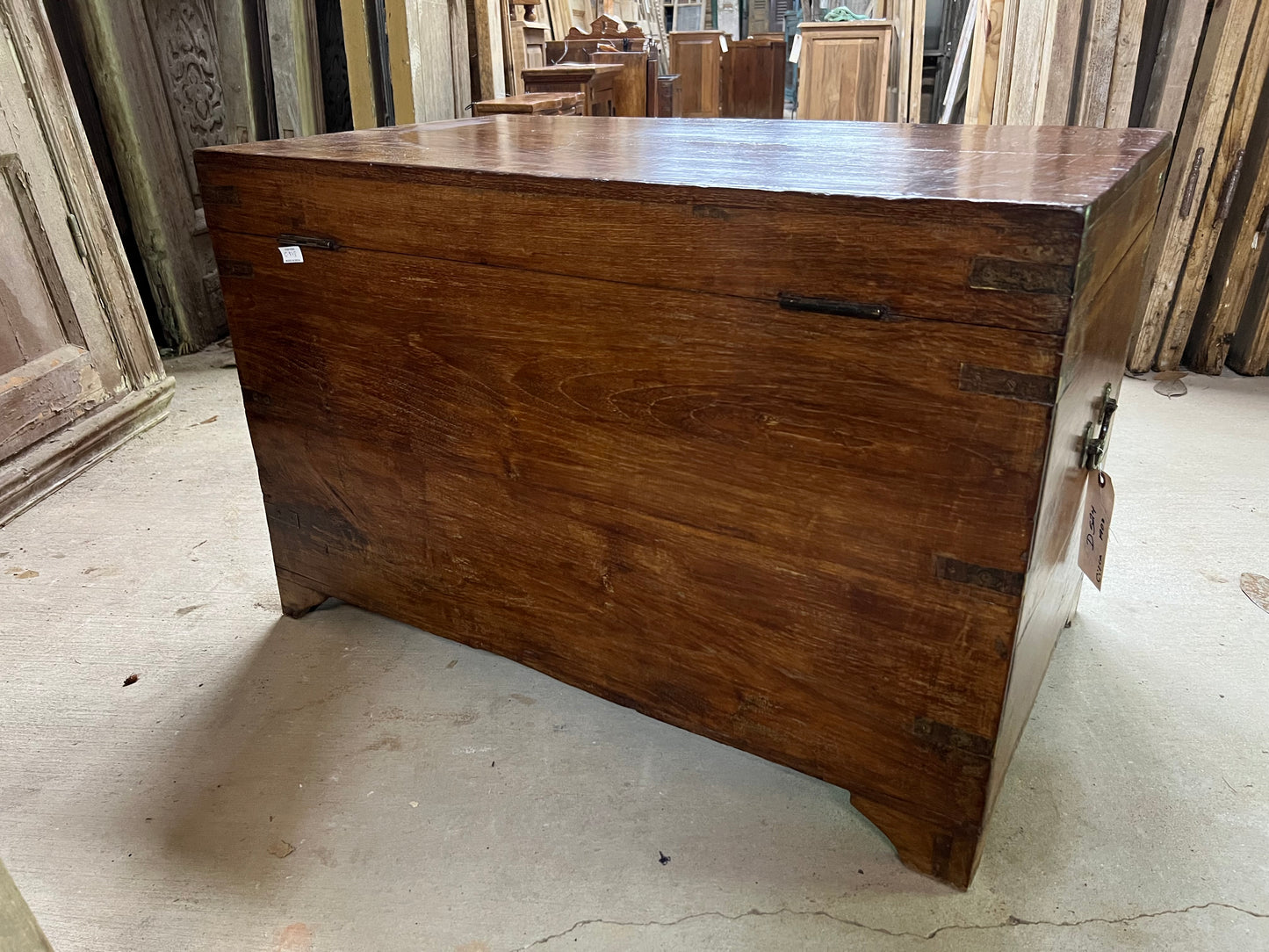 Antique Teak Trunk