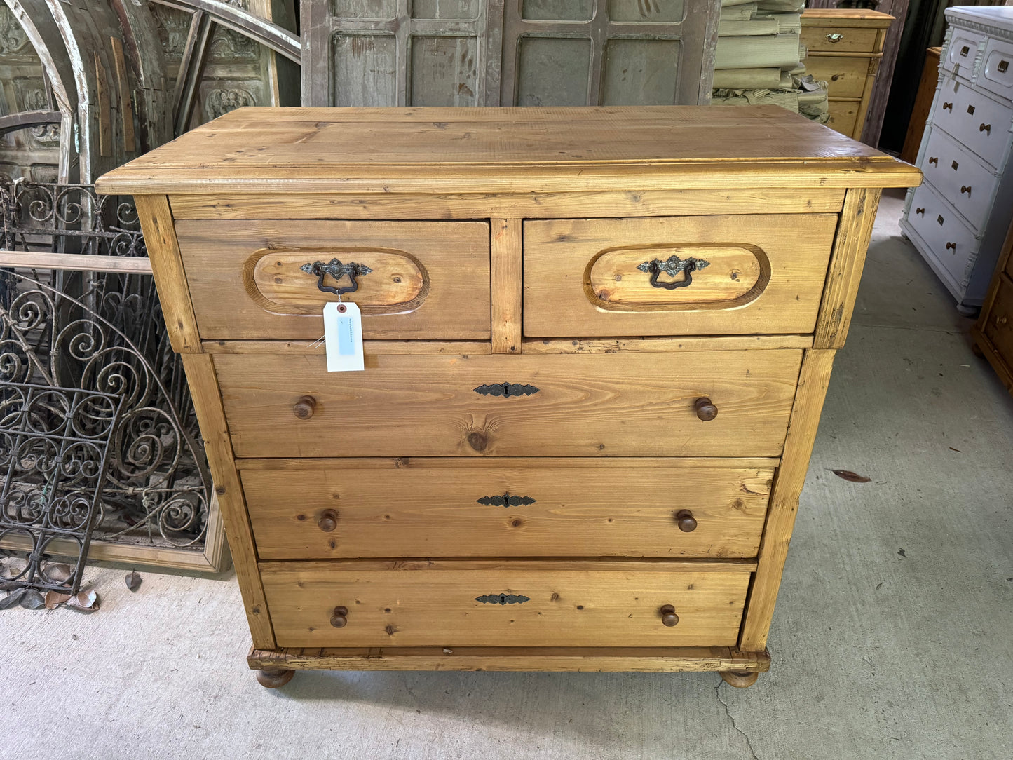 Antique Pine Chest of Drawers