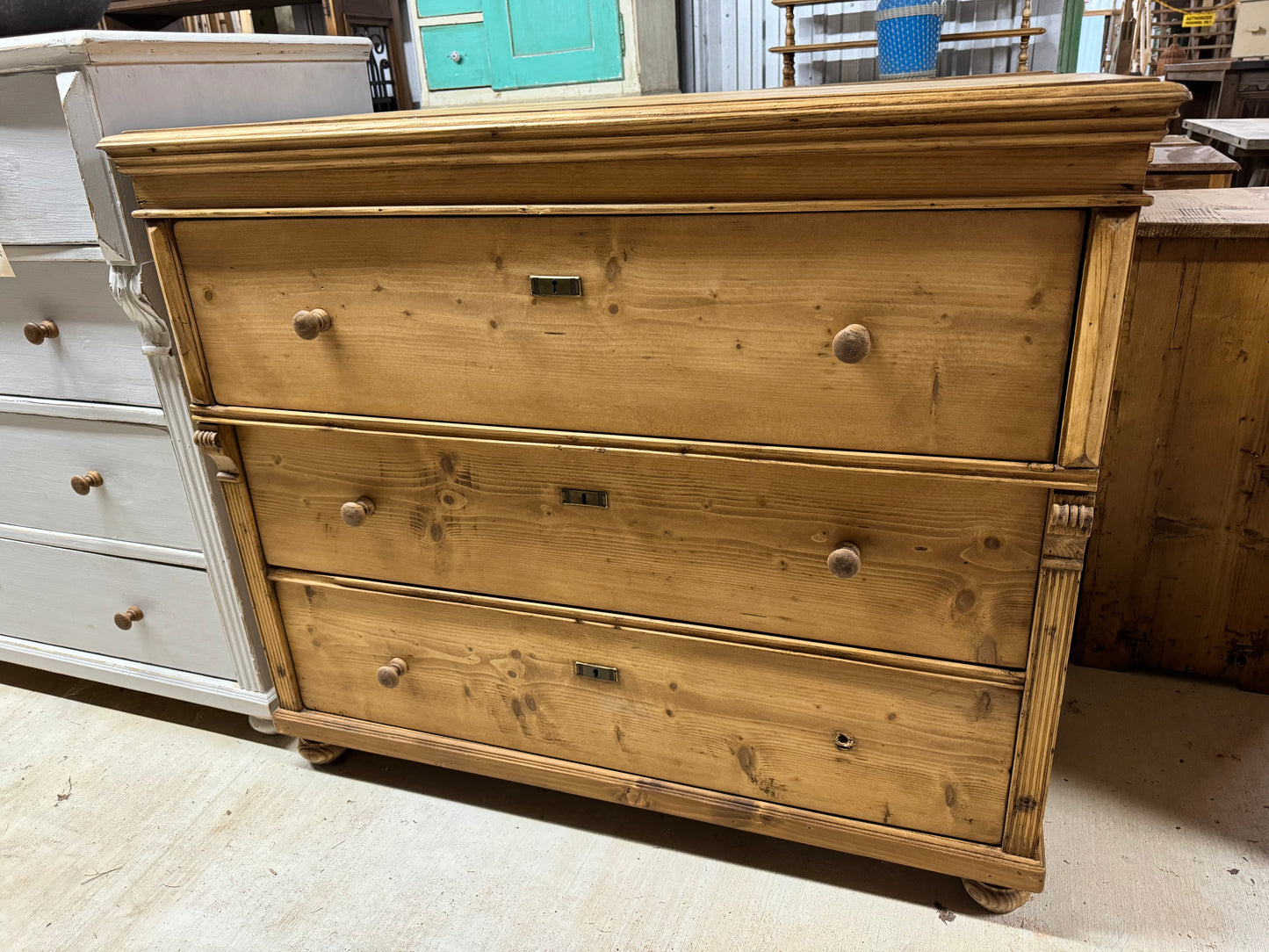 Antique Pine Chest of Drawers