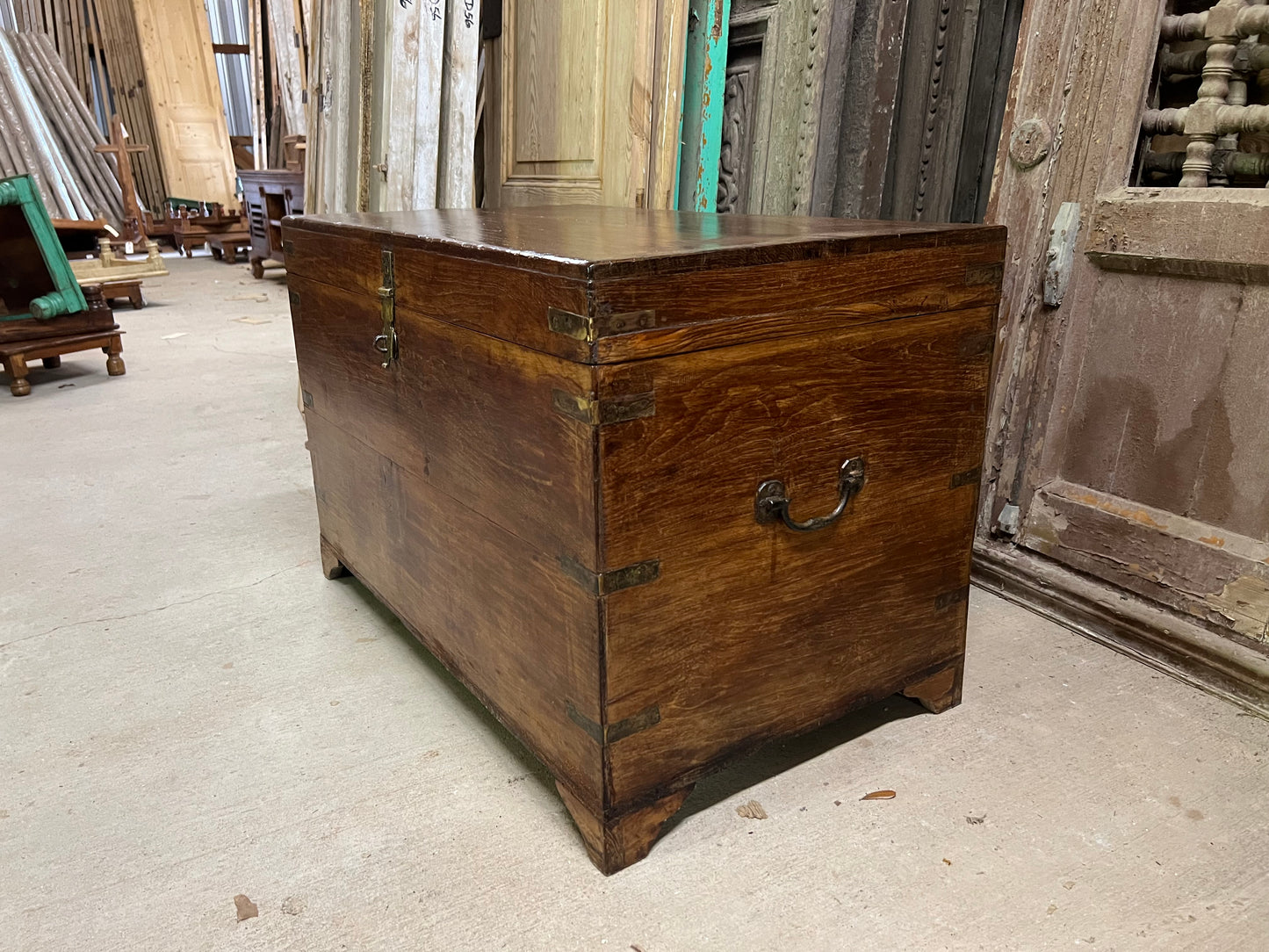 Antique Teak Trunk