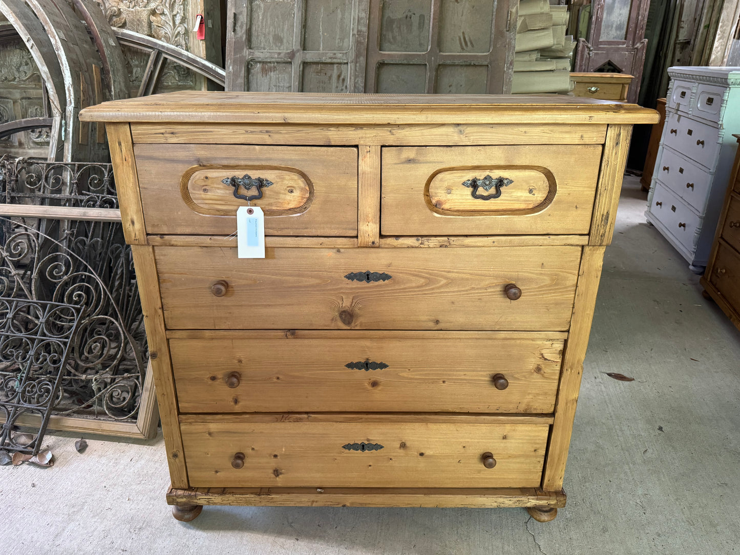 Antique Pine Chest of Drawers