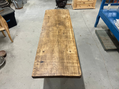 Antique Butcher Slab Coffee Table
