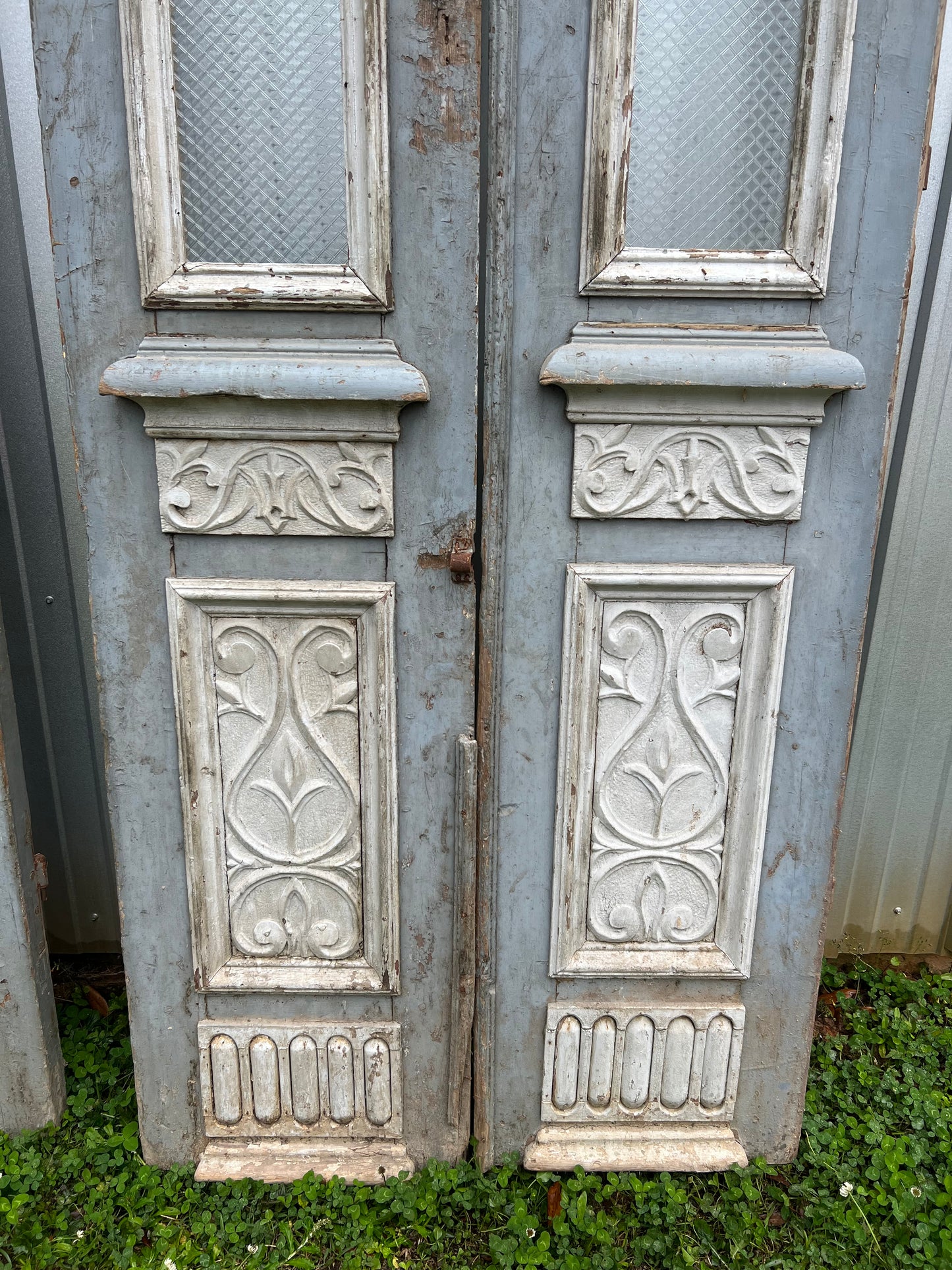 Antique Hand-carved French doors