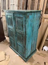 Load image into Gallery viewer, Teak Blue Cabinet