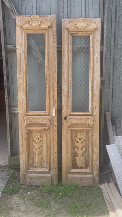 Pair of Antique Doors with glass