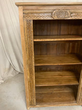 Load image into Gallery viewer, Carved Teak Bookshelf