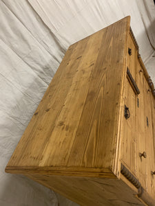 Antique European Pine Chest of Drawers
