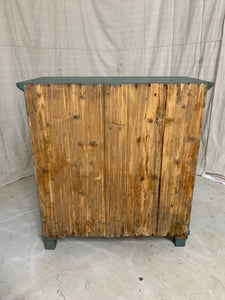 Antique Pine Server/ Base Cabinet with Painted Front