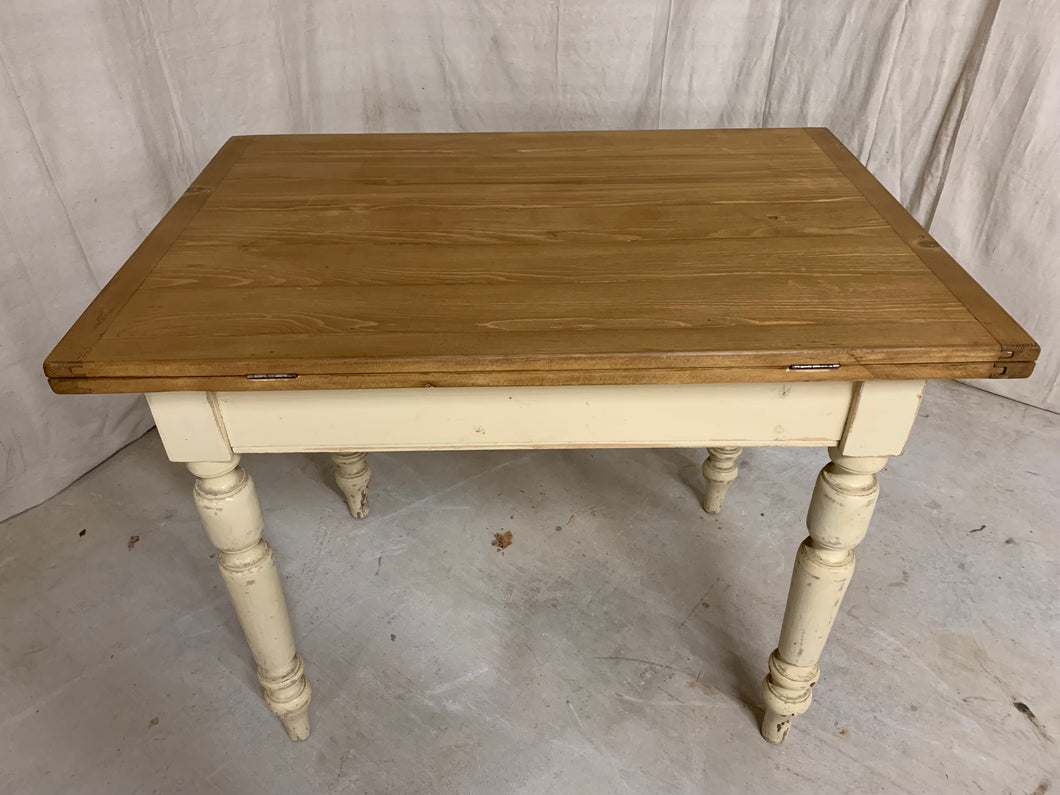 Antique Pine Flip-Top Table