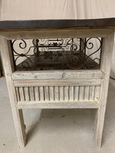 Load image into Gallery viewer, Island made from 1880’s French Shutters and Iron