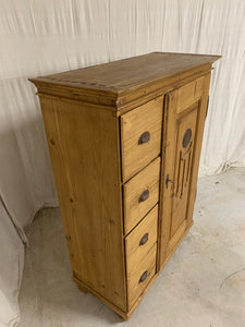 Pine Bread Cupboard