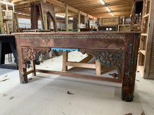 Load image into Gallery viewer, Teak Hand-carved Console