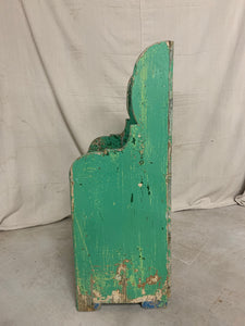 Painted Pine Bench with Storage