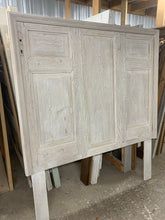 Load image into Gallery viewer, Queen Headboard made with French Door Panels