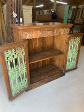 Load image into Gallery viewer, Teak Console with Iron