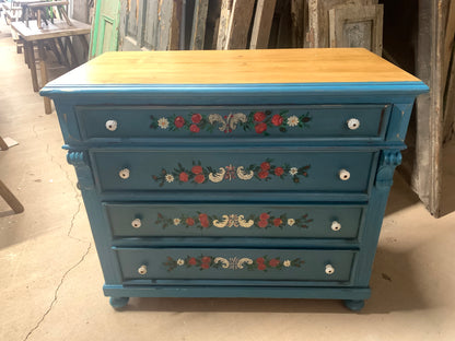 European Hand-painted Chest