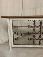 Load image into Gallery viewer, Console made from 1890’s French Iron and Panels