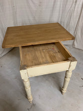 Load image into Gallery viewer, Antique Pine Flip-Top Table