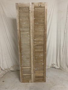 Shutter Bookshelf made from 1880’s Carved French Shutters