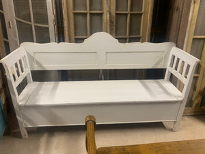 Pine Storage Bench