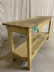 Antique Pine Console Table