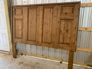 King Headboard made of 1880’s French doors