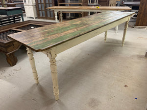 Long Narrow Pine Farm Table