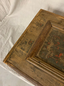 1860’s Hand-Painted European Pine Trunk