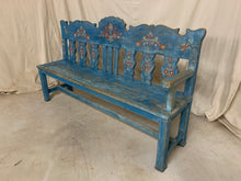 Load image into Gallery viewer, Hand Painted European Corner Bench