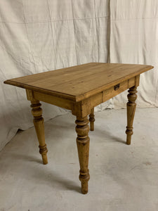 Antique European Pine Table/ Desk