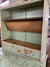 Load image into Gallery viewer, Pine Green Two Piece Cabinet