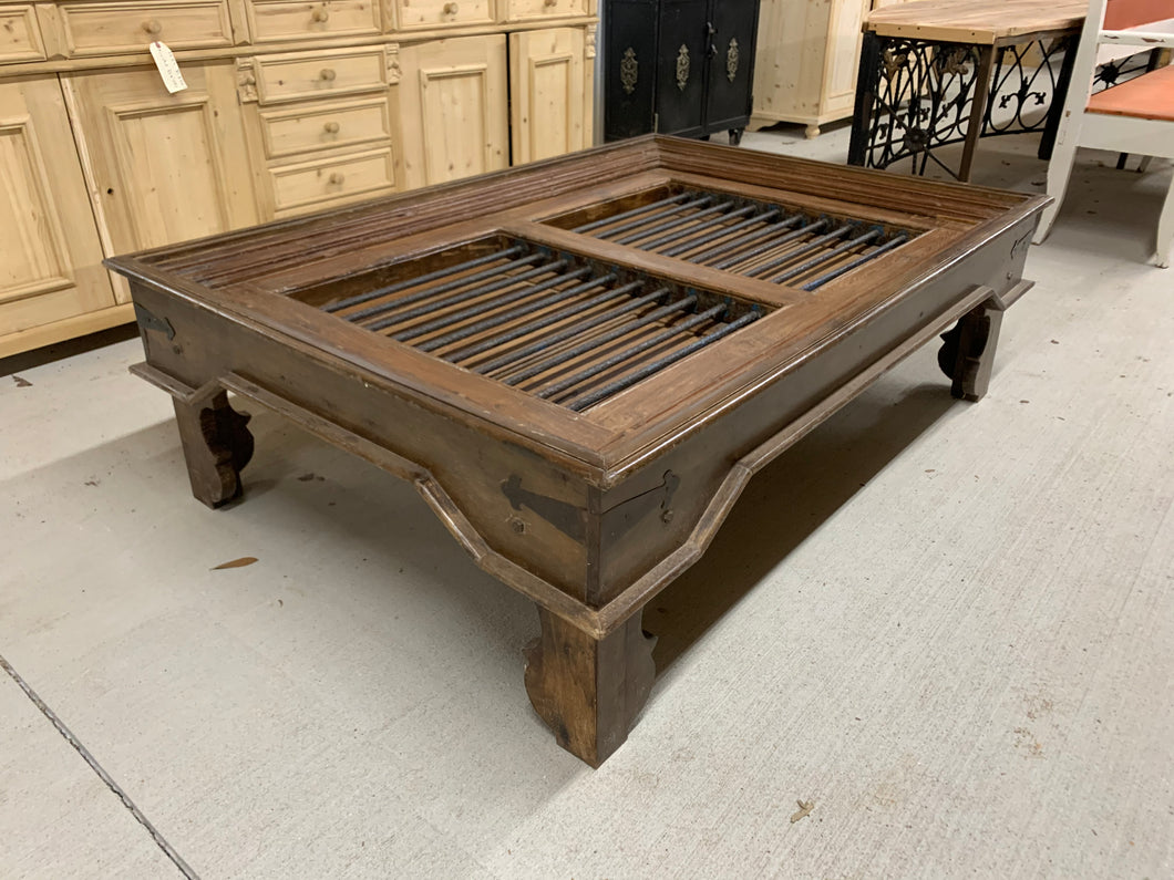 Coffee Table made from Teak Window Unit