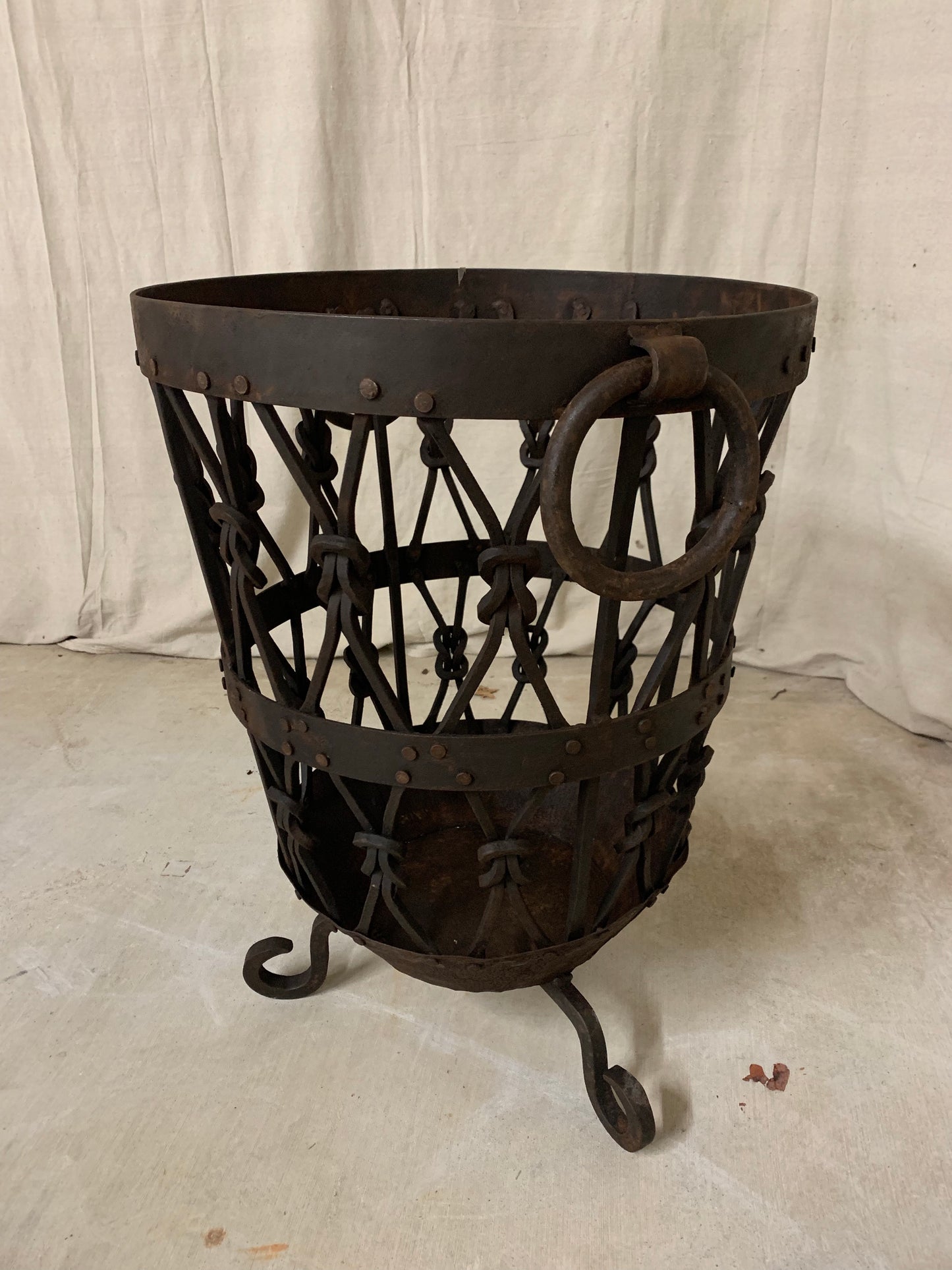 Pair of Iron Baskets