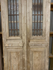 Pair of French Carved Doors (Narrow Set)